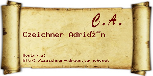 Czeichner Adrián névjegykártya