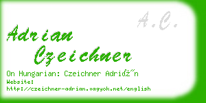 adrian czeichner business card